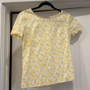 J.Crew Pineapple Linen Shirt